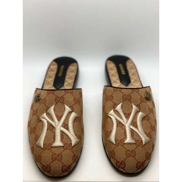Gucci Other - Monogram Mens NY Yankees Slippers